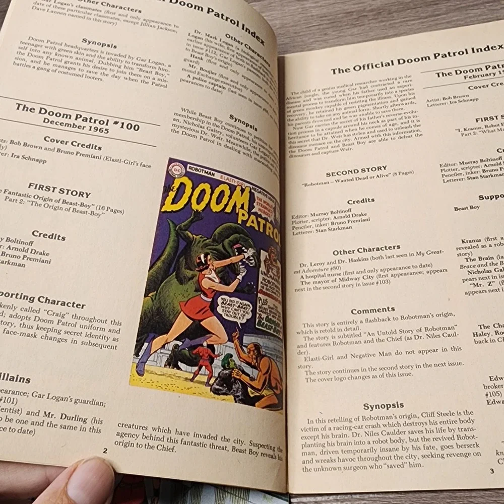 DC‎ Comics Before The Titans Doom Patrol Comic Lot Part 1 and 2